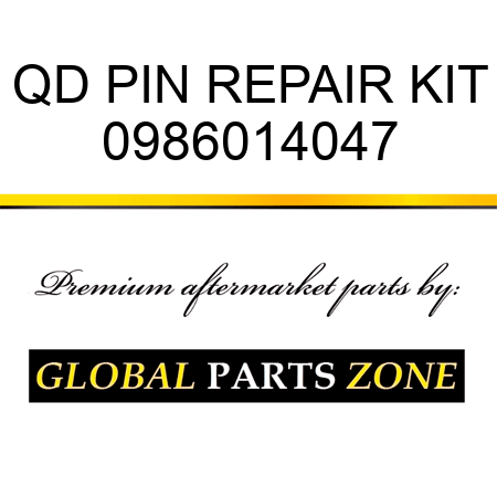 QD PIN REPAIR KIT 0986014047