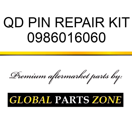 QD PIN REPAIR KIT 0986016060