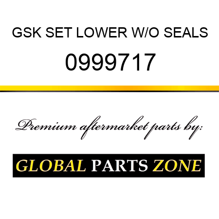 GSK SET LOWER W/O SEALS 0999717