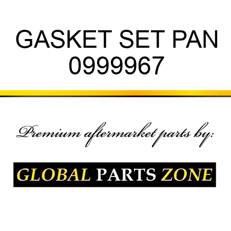 GASKET SET PAN 0999967
