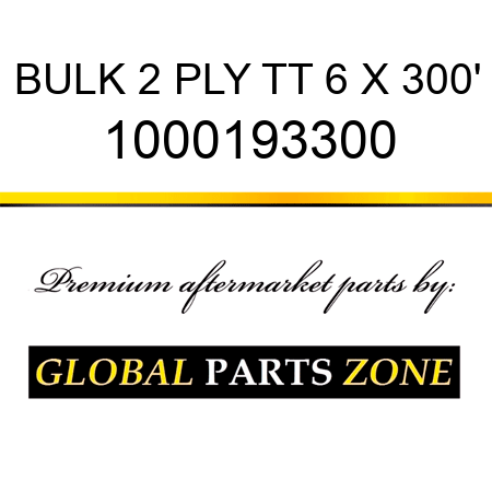 BULK 2 PLY TT 6 X 300' 1000193300