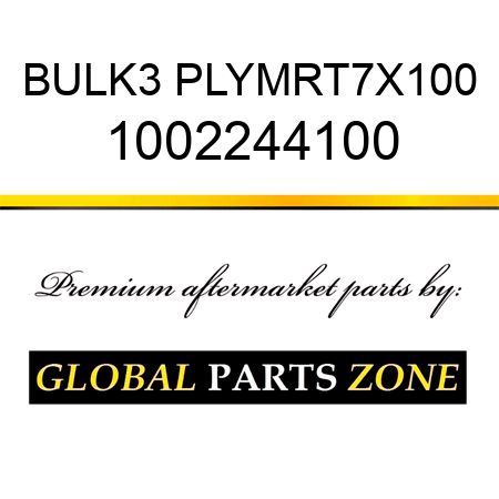 BULK3 PLYMRT7X100 1002244100