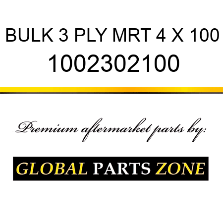 BULK 3 PLY MRT 4 X 100 1002302100