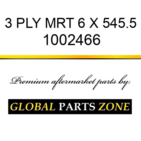 3 PLY MRT 6 X 545.5 1002466