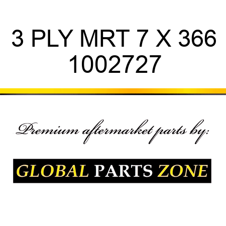 3 PLY MRT 7 X 366 1002727