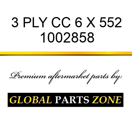 3 PLY CC 6 X 552 1002858