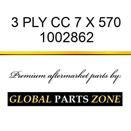 3 PLY CC 7 X 570 1002862