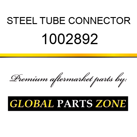 STEEL TUBE CONNECTOR 1002892