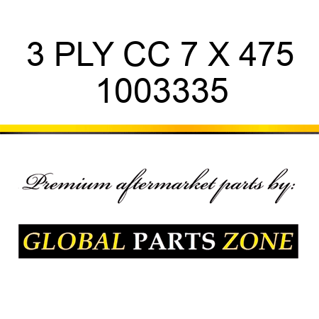 3 PLY CC 7 X 475 1003335