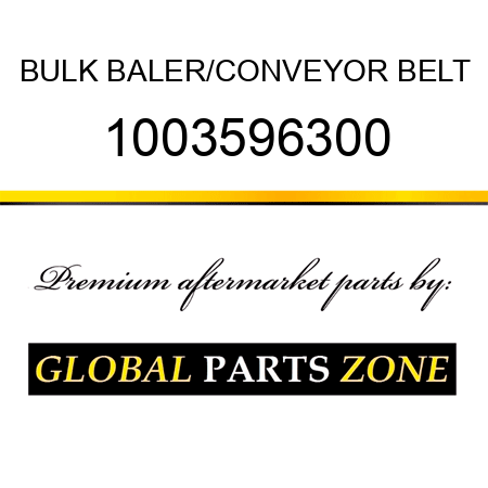 BULK BALER/CONVEYOR BELT 1003596300