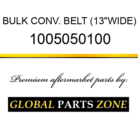 BULK CONV. BELT (13