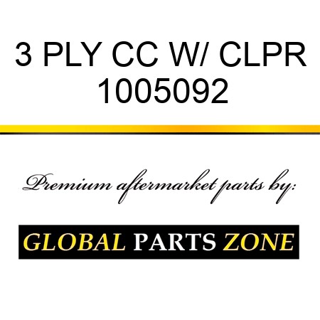 3 PLY CC W/ CLPR 1005092