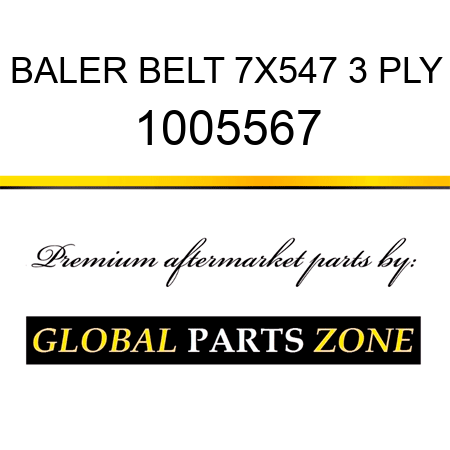 BALER BELT 7X547 3 PLY 1005567