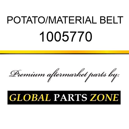 POTATO/MATERIAL BELT 1005770