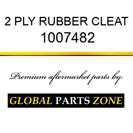 2 PLY RUBBER CLEAT 1007482