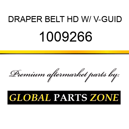 DRAPER BELT HD W/ V-GUID 1009266