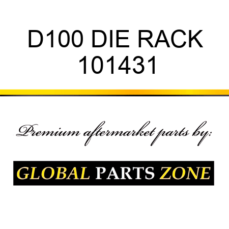 D100 DIE RACK 101431