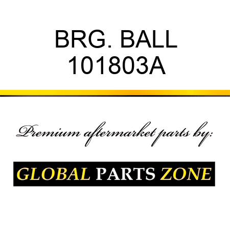 BRG. BALL 101803A