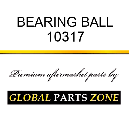 BEARING BALL 10317