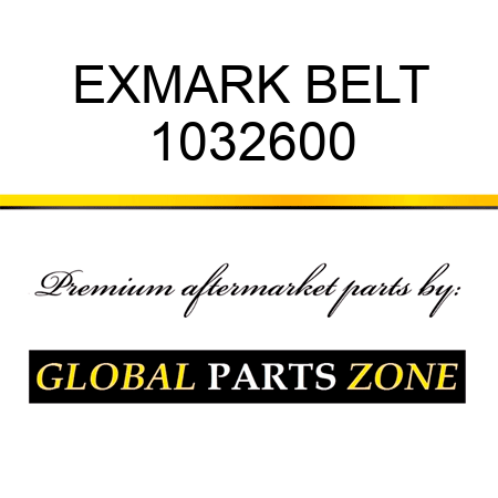 EXMARK BELT 1032600