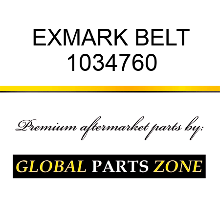 EXMARK BELT 1034760