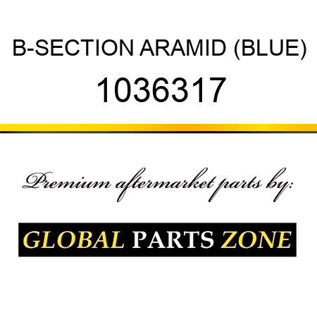 B-SECTION ARAMID (BLUE) 1036317