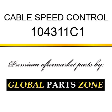 CABLE SPEED CONTROL 104311C1