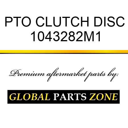 PTO CLUTCH DISC 1043282M1