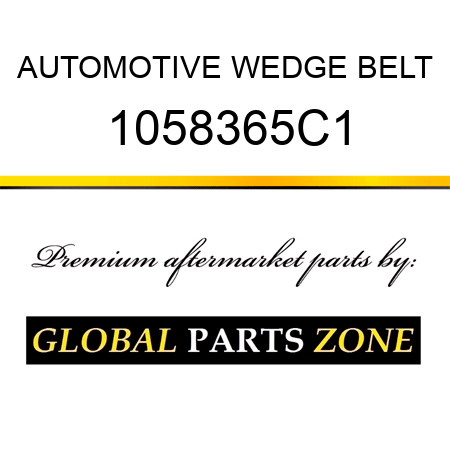 AUTOMOTIVE WEDGE BELT 1058365C1