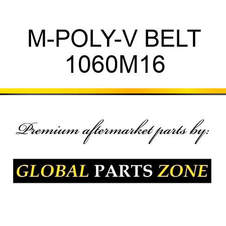 M-POLY-V BELT 1060M16