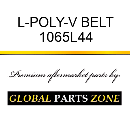 L-POLY-V BELT 1065L44