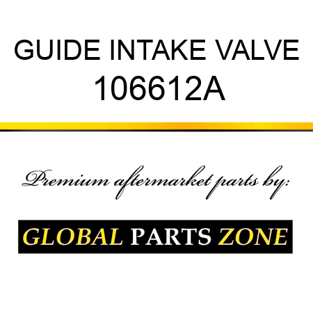 GUIDE INTAKE VALVE 106612A