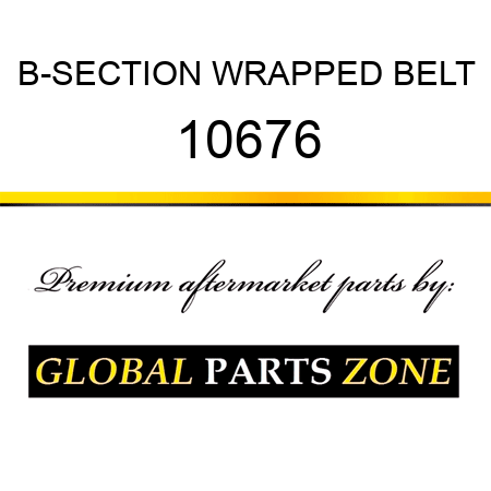 B-SECTION WRAPPED BELT 10676