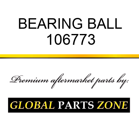 BEARING BALL 106773