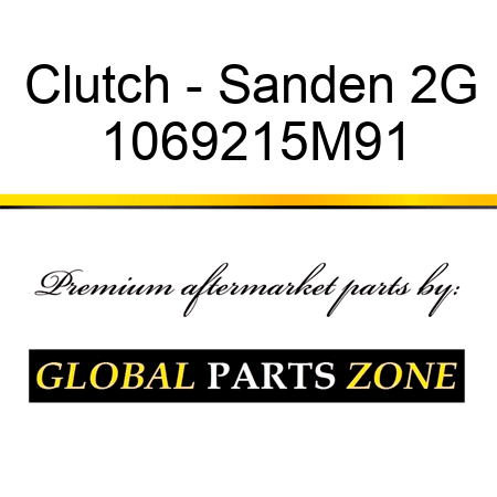 Clutch - Sanden 2G 1069215M91