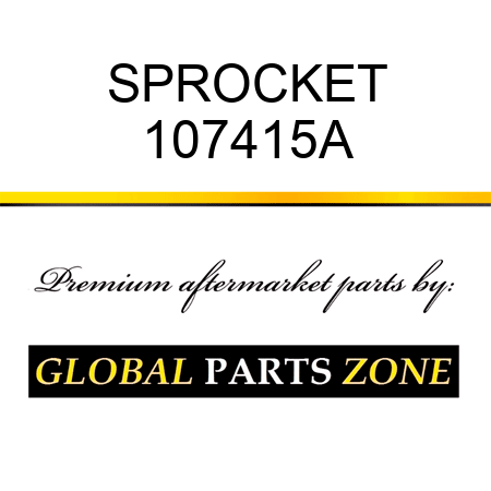 SPROCKET 107415A