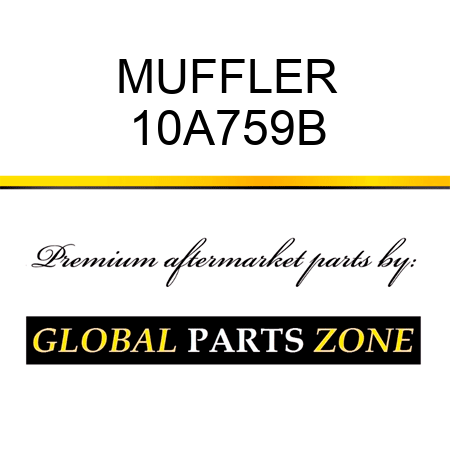 MUFFLER 10A759B