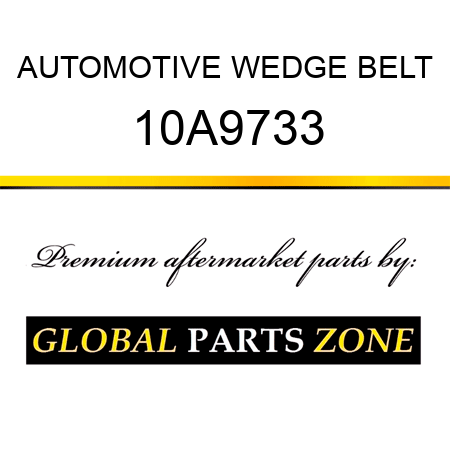 AUTOMOTIVE WEDGE BELT 10A9733