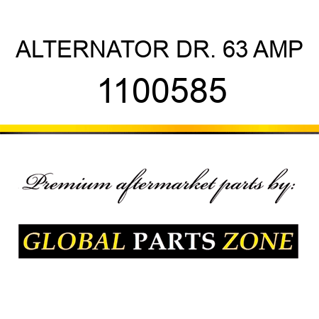 ALTERNATOR DR. 63 AMP 1100585