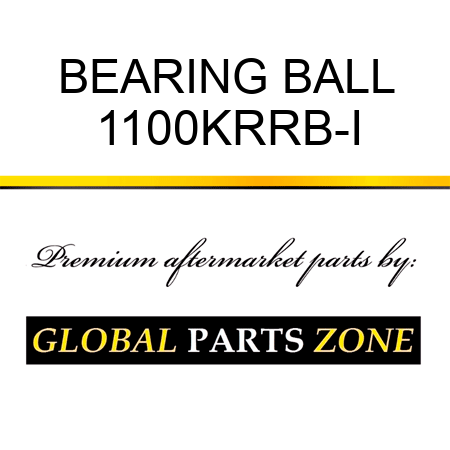 BEARING BALL 1100KRRB-I