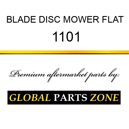 BLADE DISC MOWER FLAT 1101