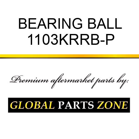 BEARING BALL 1103KRRB-P