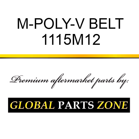 M-POLY-V BELT 1115M12