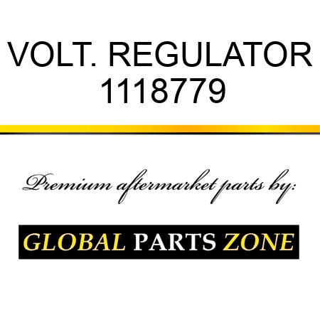 VOLT. REGULATOR 1118779