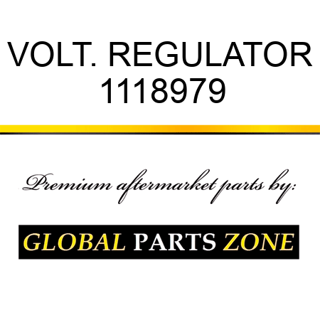 VOLT. REGULATOR 1118979