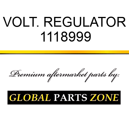 VOLT. REGULATOR 1118999