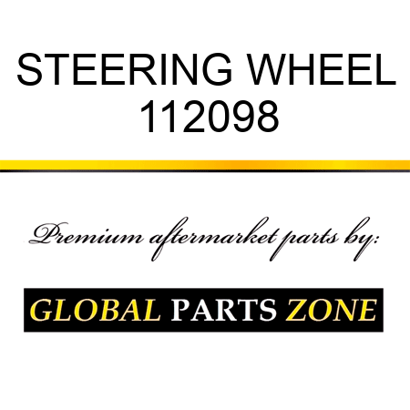 STEERING WHEEL 112098