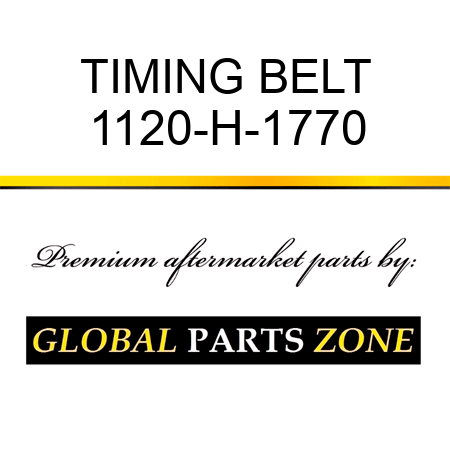 TIMING BELT 1120-H-1770