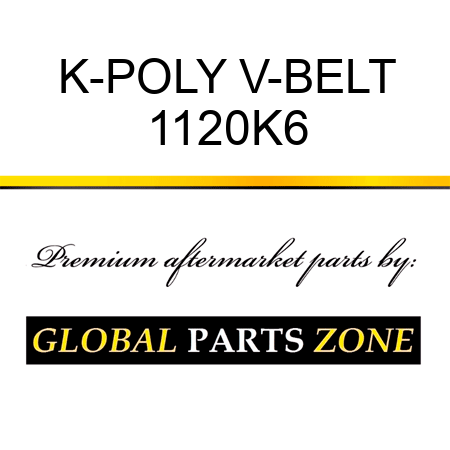 K-POLY V-BELT 1120K6