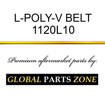 L-POLY-V BELT 1120L10